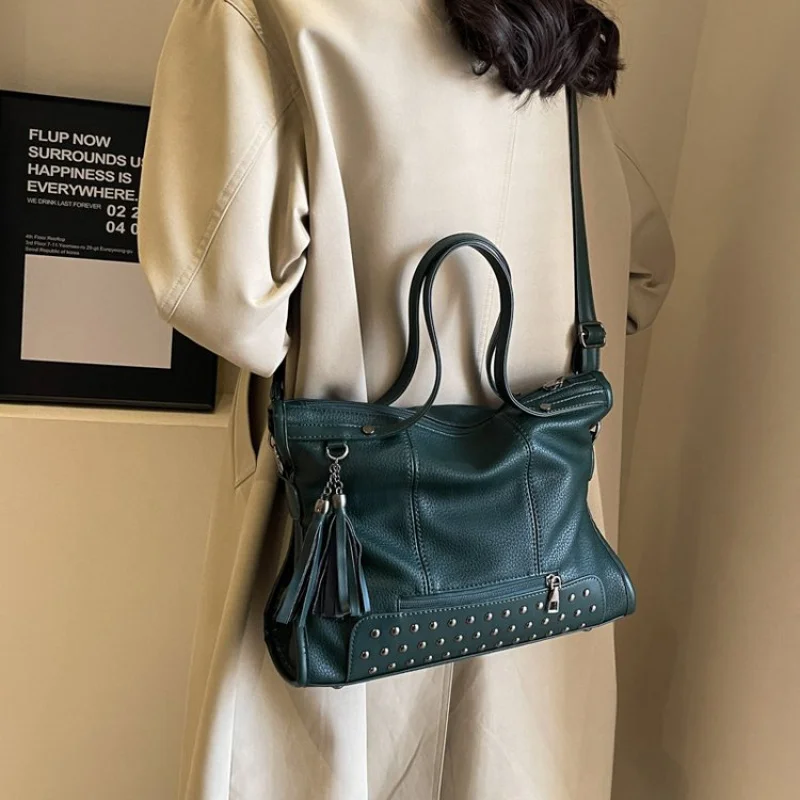 

Модная стильная сумка-мессенджер с минималистичным дизайном, однотонная сумка для женщин, повседневная деловая сумка через плечо для отдыха