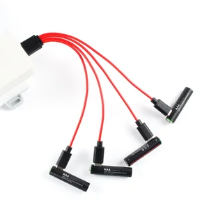 SOSHINE USB Li-ion AAA BATTERY READY BATTERY AAA Lithium Batteries of 600mH1.5 MWh with USB 4 in 1 Cable for Camera Toys 8 Main Sales Battery AAA Rechargeable - №8