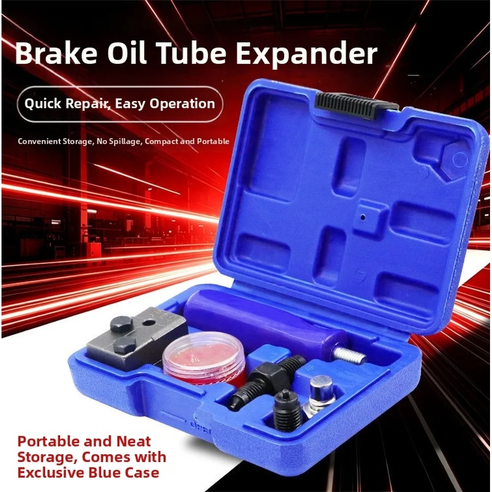 Brake Line Tubing Flaring Tool Kit for Copper Iron Aluminum Pipes Designed for Consistent for flare Geometry in Brake System