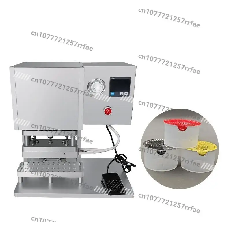Commercial Automatic Plastic Sealing Machine for Coffee Cups, Cream Cups, Yogurt Mixing Cups - Food Packaging and Beverage