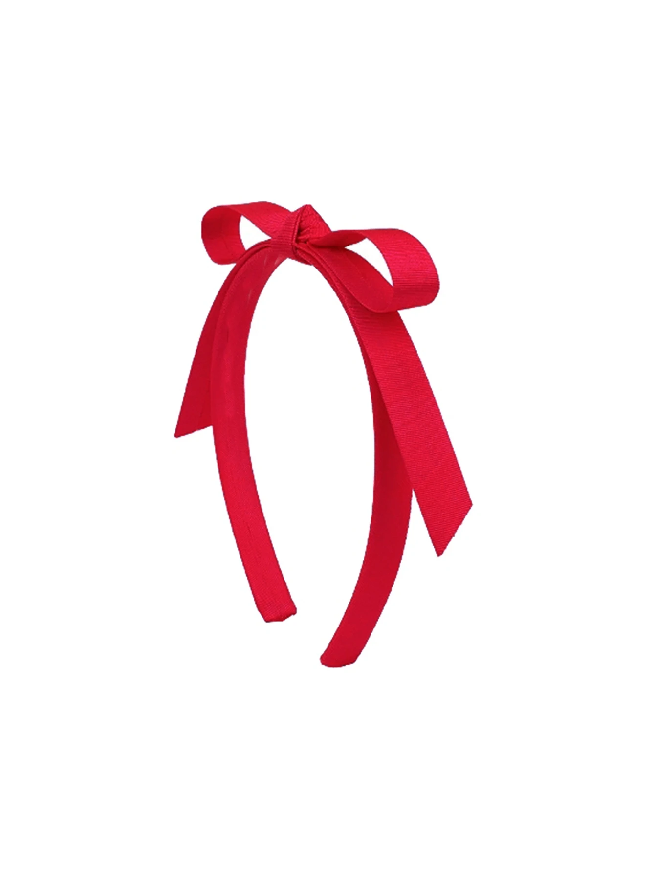 Fascia per capelli con fiocco in tinta unita per donna Copricapo per ragazze Anello per capelli in tessuto di alta qualità Fascia per capelli alla moda Accessori per capelli con castone femminile