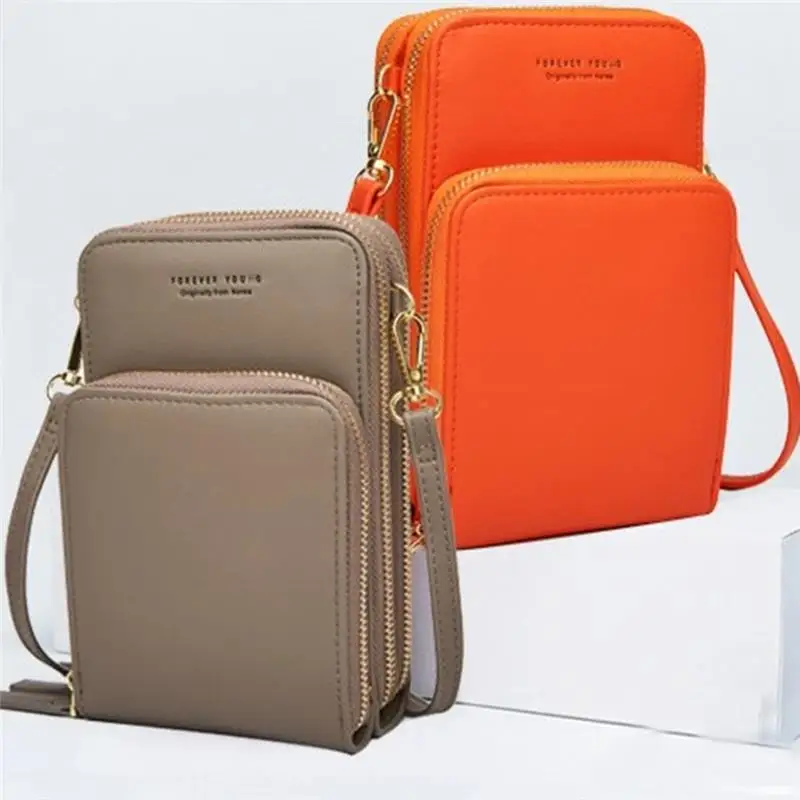 Useful Crossbody Bag Ladies PU Multi-function Mini Shoulder Bags For Women