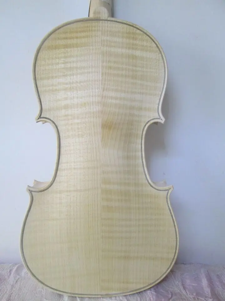 

Violin white stubble learning exam 4/4 European material white stubble violin handmade solid wood