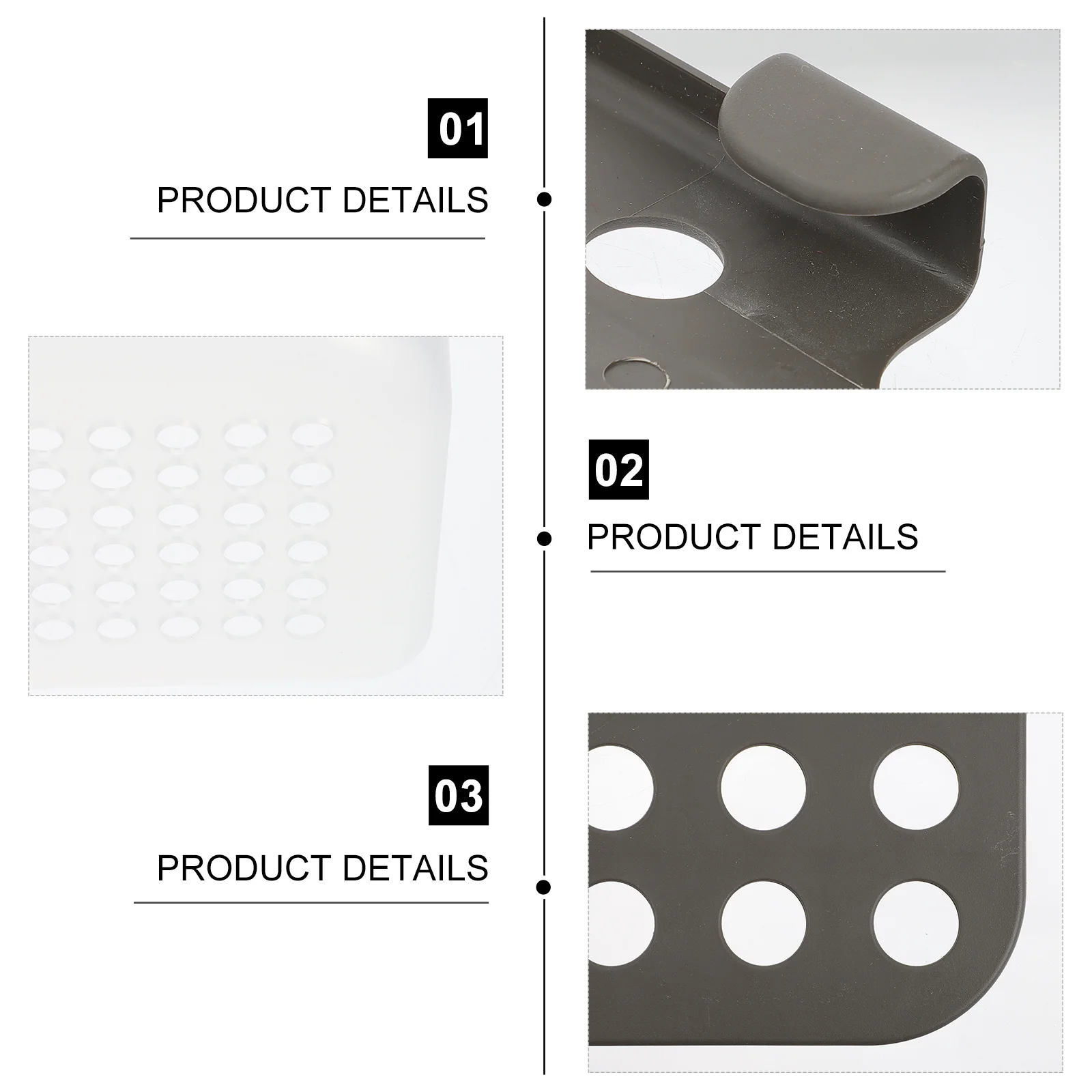 

1Pcs Multi-Function Hanging Basket for Bathroom Smooth Wall-Mounted Storage Rack No Burr Damage-Resistant Household Sundries