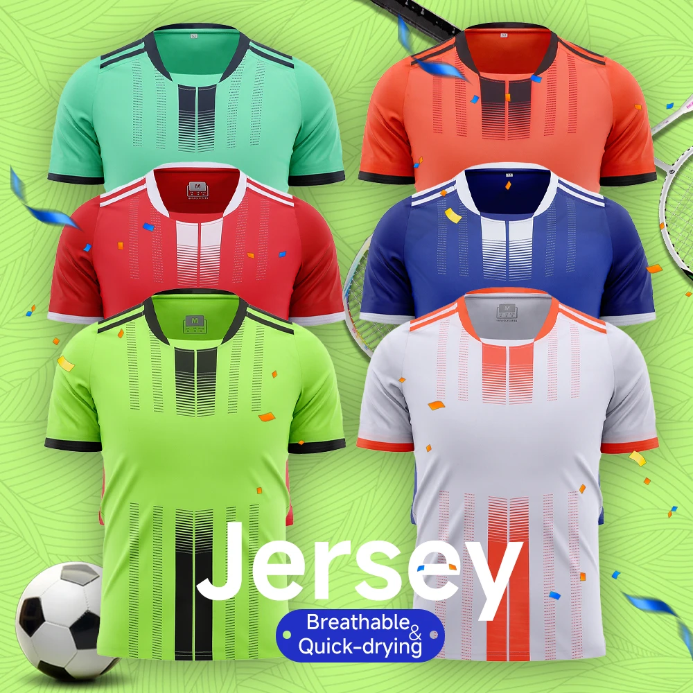 

Красочный современный футбольный тренировочный костюм для взрослых и спортивный комплект для фитнеса: изготовлен из формы, вдерживающий, быстросохнущий, дышащий