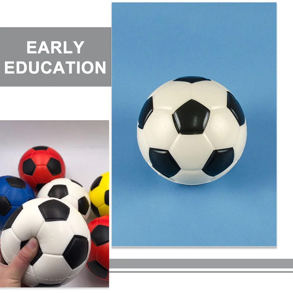 Inflatable Soccer Ball Silent Football Toy Patting for Children Mini Bouncing Sponge Mute