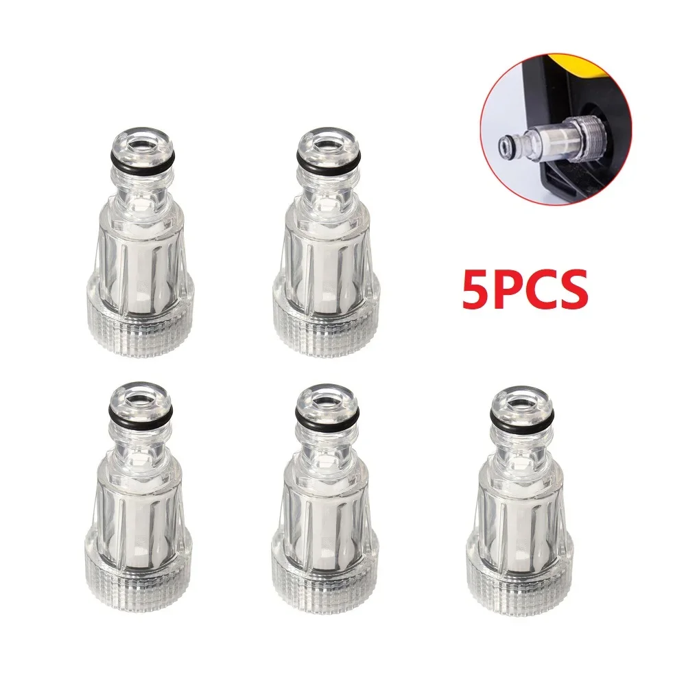 5pcs Car Washing Machine Water Filter High-pressure Connection Fitting For Karcher K2 K3 K4 K5 K6 K7 Series Pressure Washers