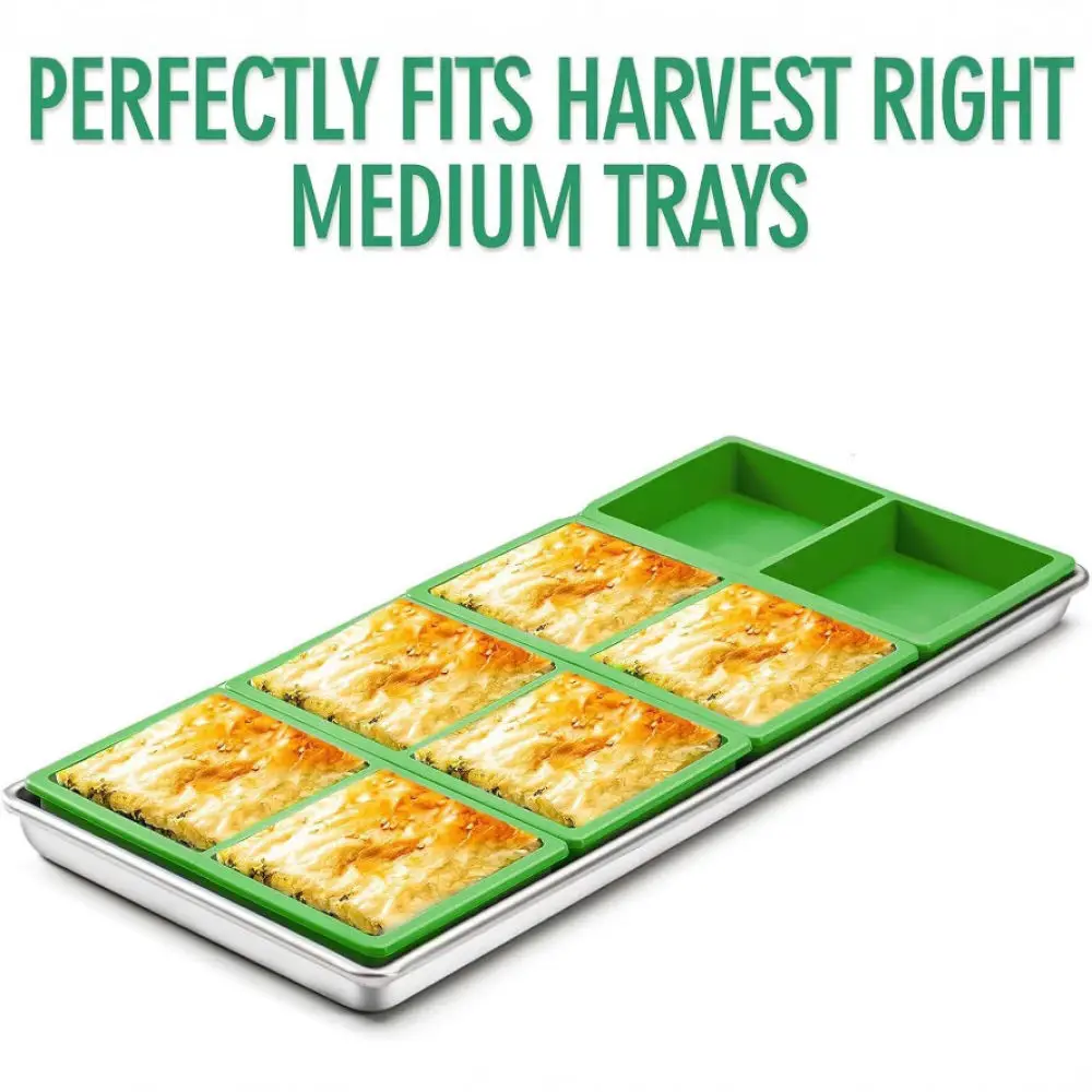 Flexible Silicone Separation Partition For Harvest Right Freeze Dryers Food Trays Durable Stacking Mat Non Stick Drying Tool