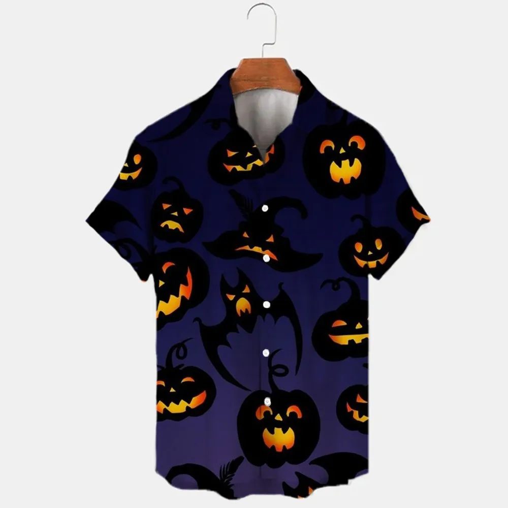 Disney Halloween Mickey Minnie Männer Anime Print Kurzarm Street Shirt Frauen Party tragen Jungen Mädchen Street Tops