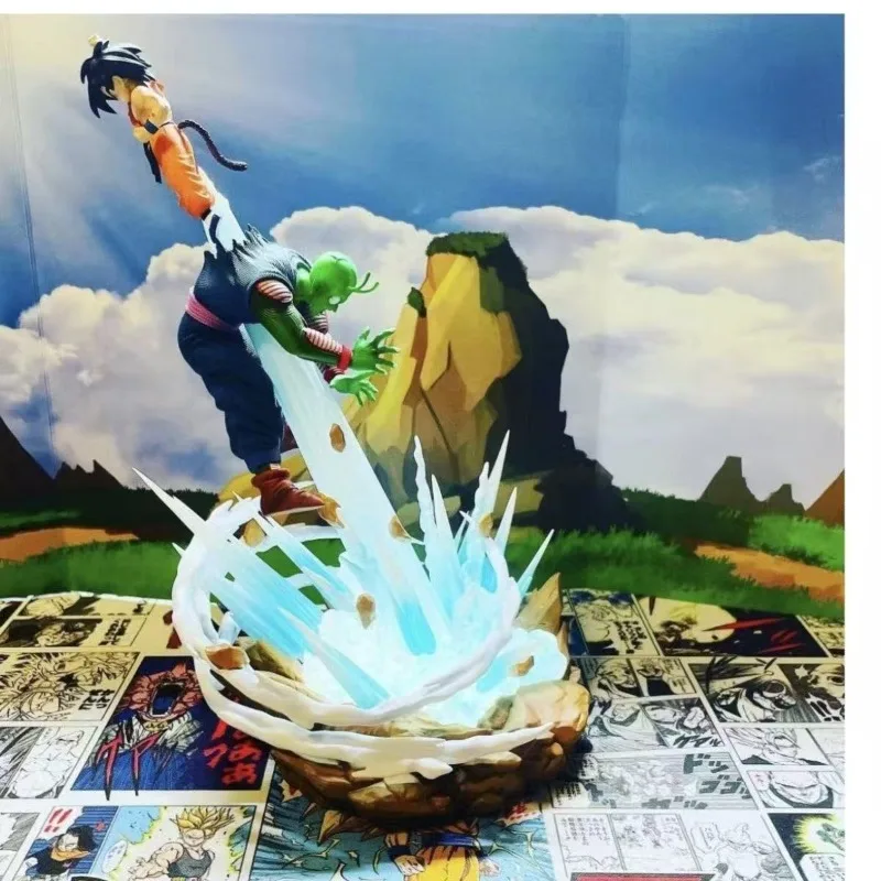 

Dragon Ball GK SKY Famous Battlegrounds Wukong Bick Heaven and Earth Through Wave Figure Model Ornaments Toys Collection Gifts