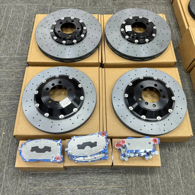 Factory Customization Carbon Ceramic Brake Disc Floating Brake Rotor For Porsche Panamera Tycan 9Y0615601A