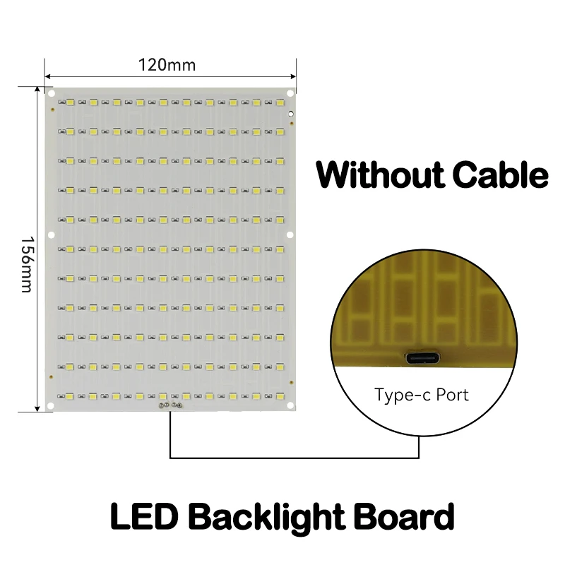 NENYALV Für Bambu Lab LED-Lampen-Set, verstellbares Licht-Set, LED-Lichtteile, Hardware, DIY-Modell, weißes/kaltes/warmes Licht, ohne Lampengehäuse 001 3