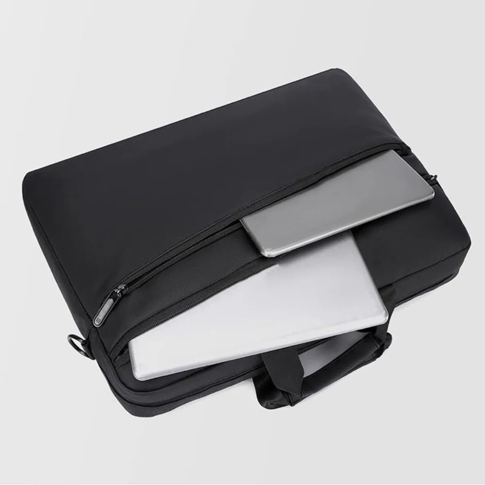 15.6inch Business Laptop Bag Shoulder Strap with Handle Portable Laptop Bags Simple Briefcase Laptop Shoulder Bag Travel