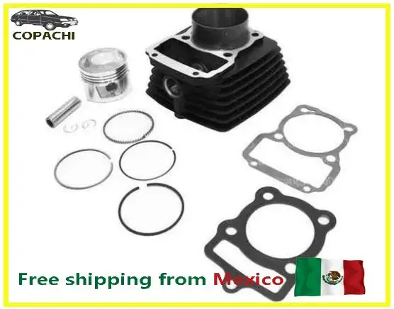 1 Set Motorcycle Engine 63.5MM Cylinder Kit For Vento Crossmax 200 Completo Alta Calidad Motorcycle Accesorios Parts