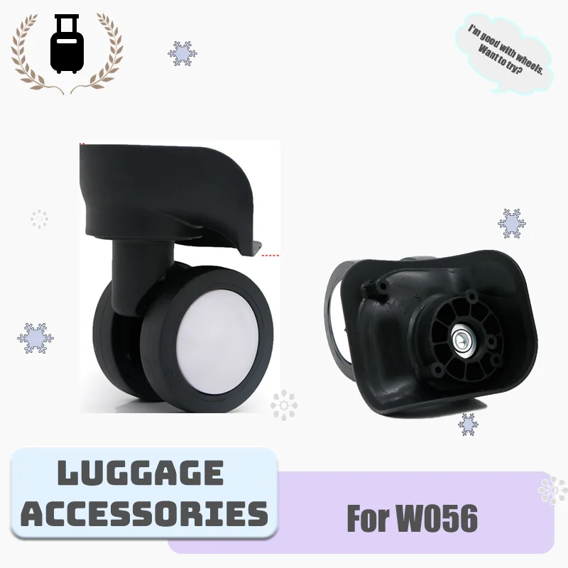 

For W056 Essential For Business Travel Airport Silent Wheels Wear-resistant Anti-scratch Silent Luggage Wheel Accessories