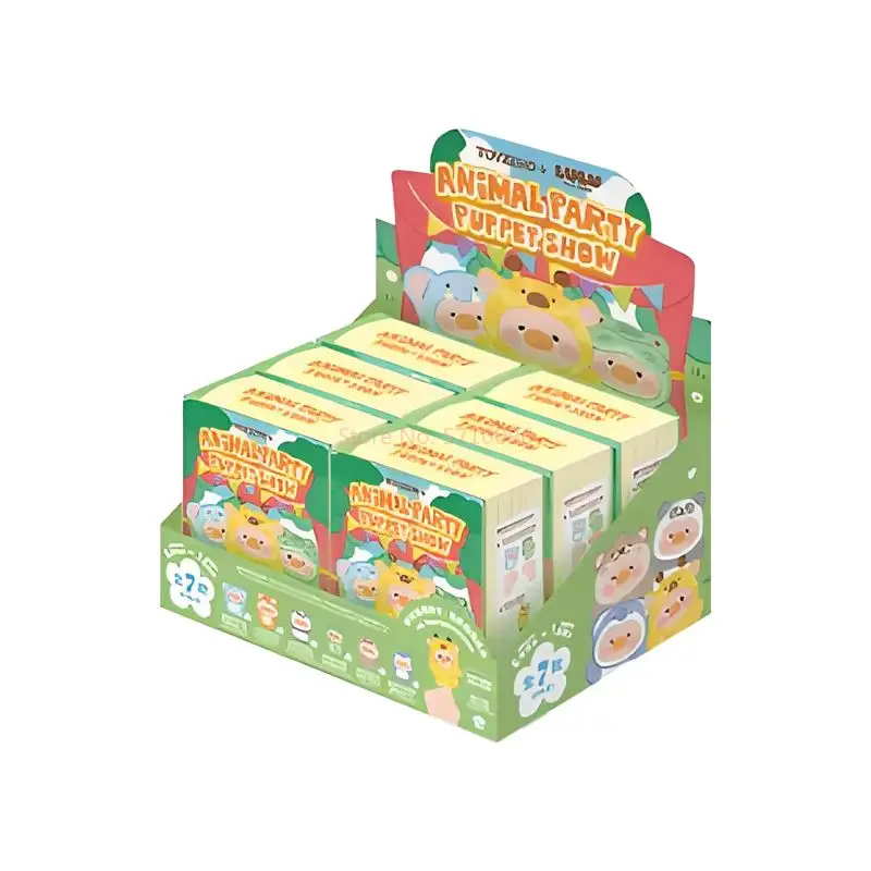 In Stock LULU Pig Animal Party Forest Theatre Series Blind Box Mystery Box Anime Figure Collection Decoration Kids Custom Gifts