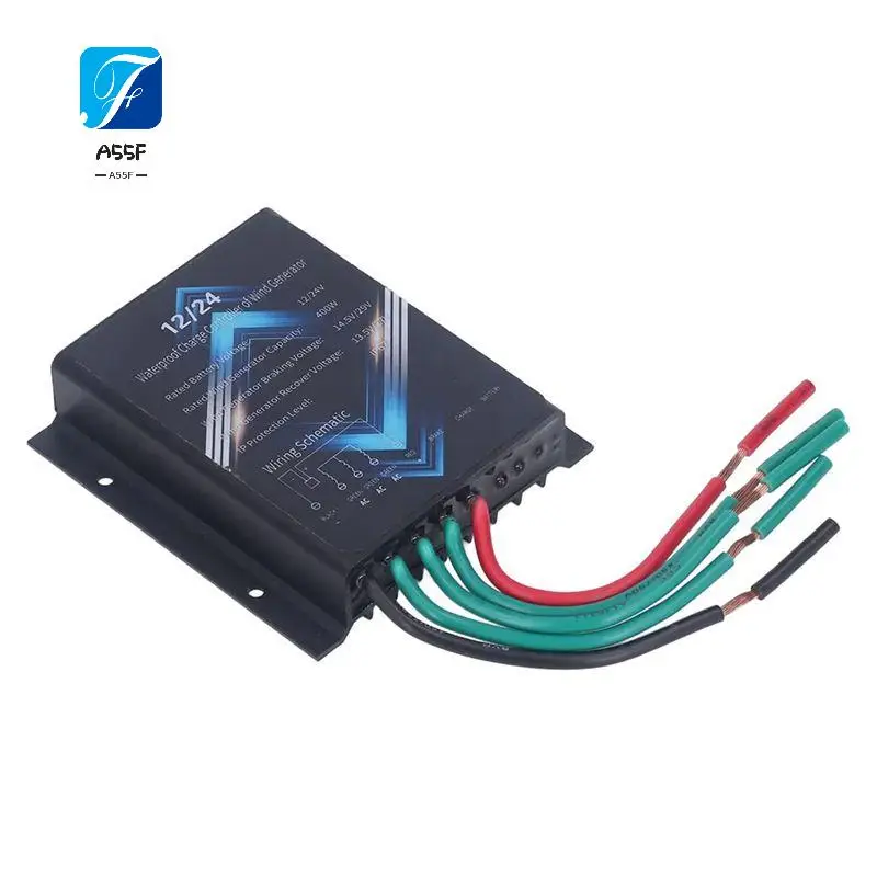 A55F-400W 12V 24V Mini Wind Turbine Generator Controller Wind Generator Controller IP67 Waterproof