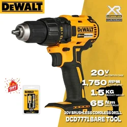 Dewalt Cordless Compact Driver Drill, Brushless Motor, Chave De Fenda Recarregável, Bateria De Lítio, Ferramentas Elétricas, 20V, DCD7771