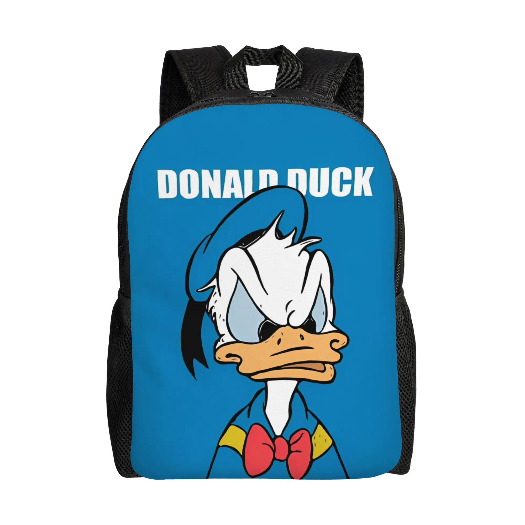 

Рюкзак с изображением Дональда Дака, аниме-рюкзак, походные рюкзаки, модные школьные сумки унисекс, прочный рюкзак на заказ