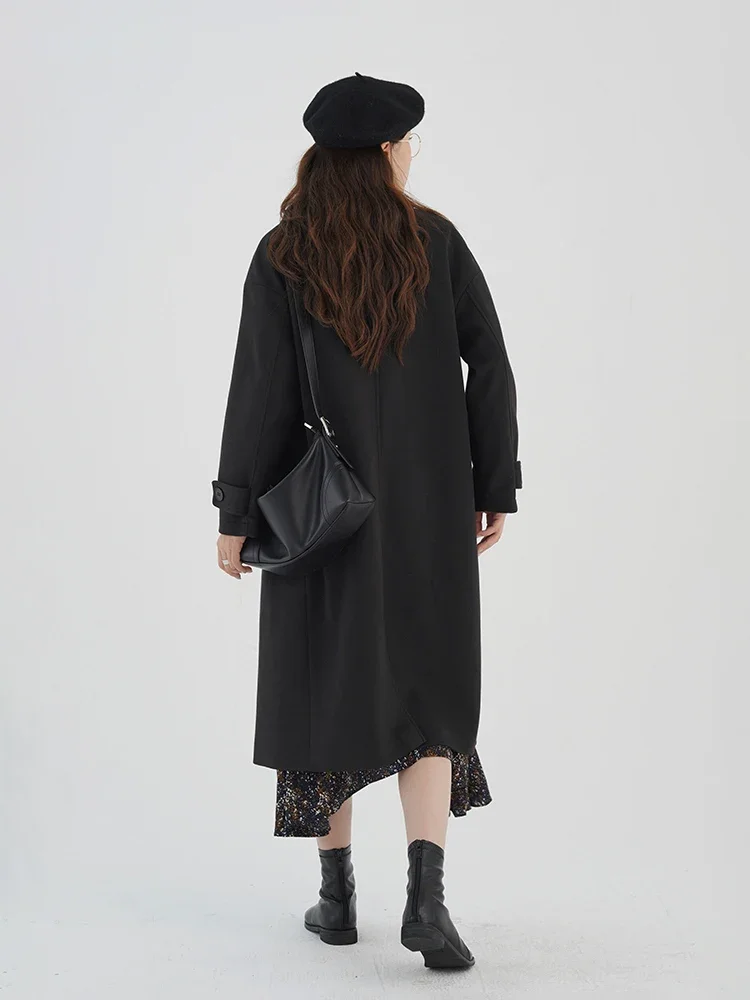 Рисунок 4 - Женское элегантное длинное шерстяное пальто