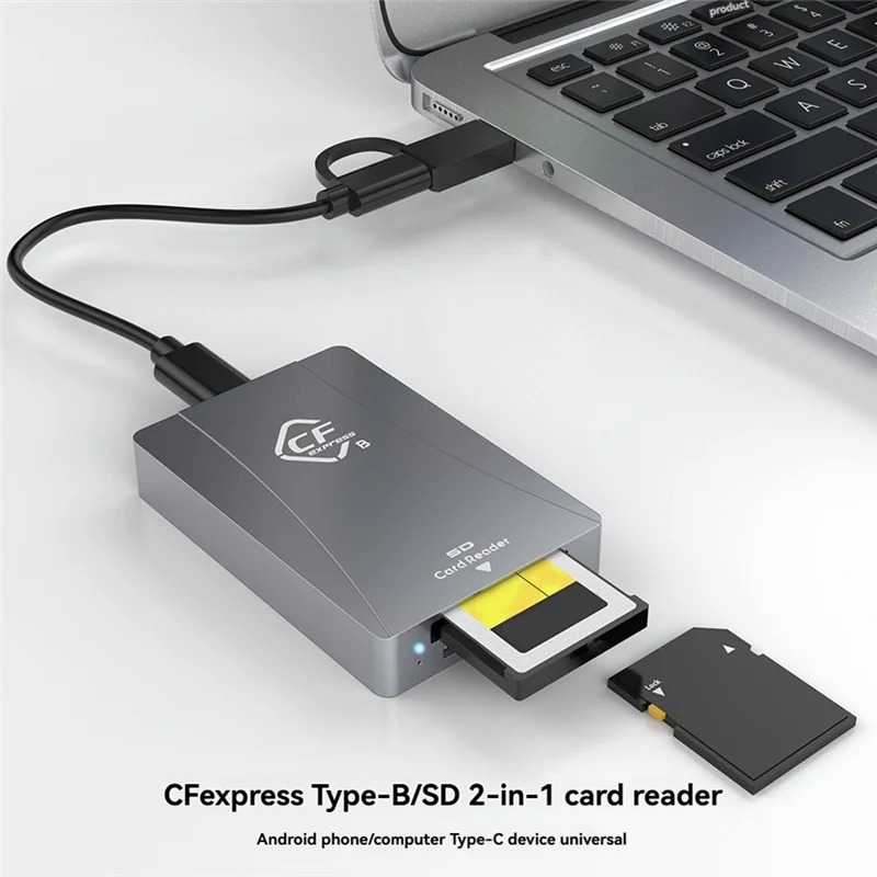 

Upgraded CF Express Card Reader Type B Cfexpress Adapter USB 3.2 Gen2 10Gbps Forslr Camera
