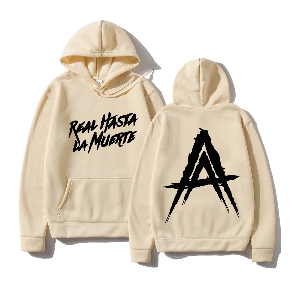 Anuel AA Album Real Hasta La Muerte Hoodies Men/ Women Hip Hop Hoodie Winter Tops Long Sleeve Harajuku Sudaderas Spring Autumn