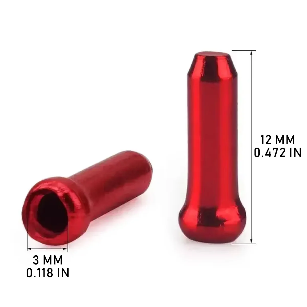 PINMOAP دراجة الأساسية غطاء متغير السرعة كابل فرامل يد نهاية غطاء سبائك الألومنيوم سلك الأساسية غطاء وسلك الذيل للدراجات الجبلية #6