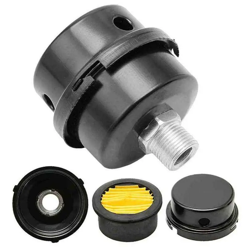 1 Stück 13/16/20 mm Metall-Luftfilter, ölfreier Schalldämpfer, Luftkompressorfilter, Schalldämpfer, Zubehör für Luftkompressorpumpen – Detail 7