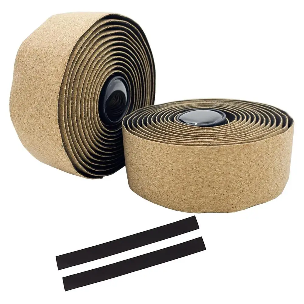SEER Cork Handlebar Tape for Road Bike Anti-Slip Shock Absorption PU+EVA Silicone Tapes Bicycles Accessories