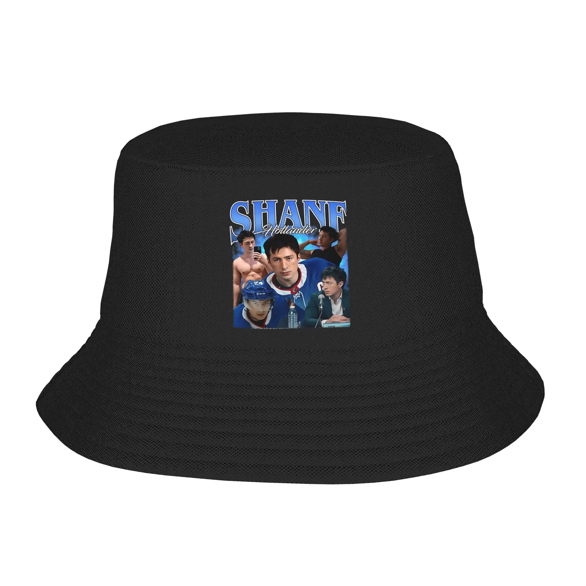 Unisex Shane Hollander Heated Rivalry Shane Hollander Bucket Hat  Foldable Fisherman Hats Summer Fishing Caps Harajuku Sun Hat