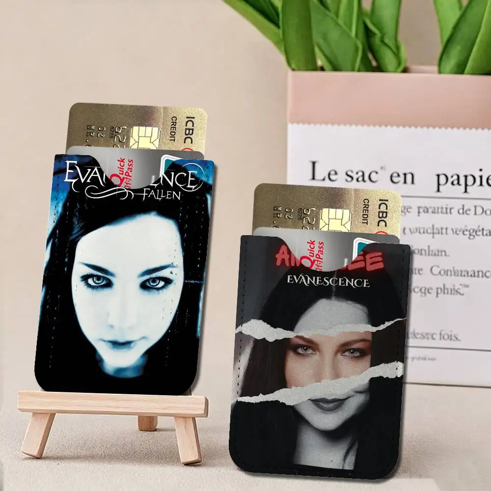 E-Evanescence A-Amy Lee Card Protect Credit Bank Card Holder Case Slim Wallet Protector for Men Travel Shopping