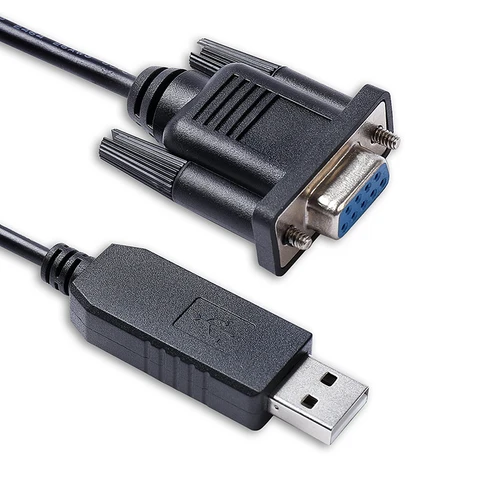 Imagen 2 del producto Convertidor USB a RS232 FTDI FT232RL, Cable Serial DB9 Hembra, Distribución de Pines Estándar/Módem Nulo para Windows 7/8/8.1/10, Mac, Android, Linux