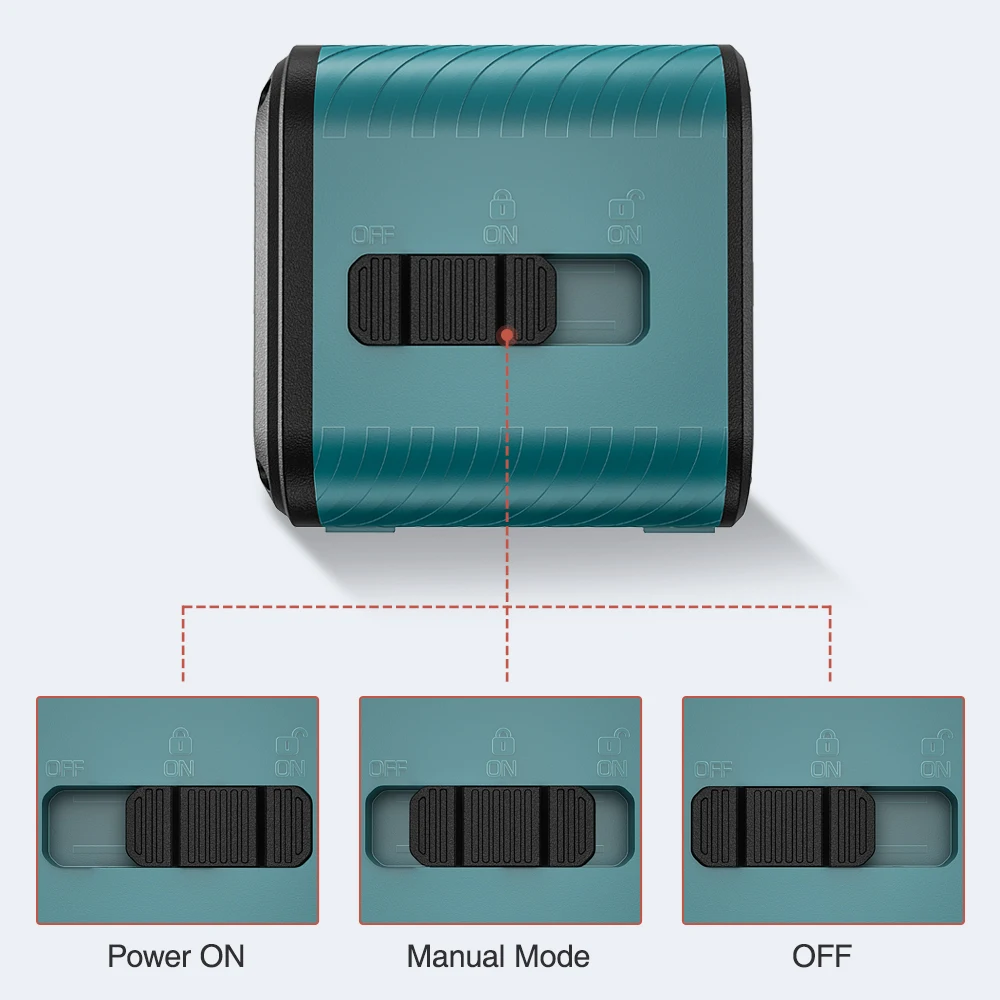 Imagem -04 - Decteam-horizontal e Vertical Cruz Linhas Ferramenta de Nível Laser Feixe Vermelho Auto-nivelamento Cruz Faça Você Mesmo Portátil Presente C011r