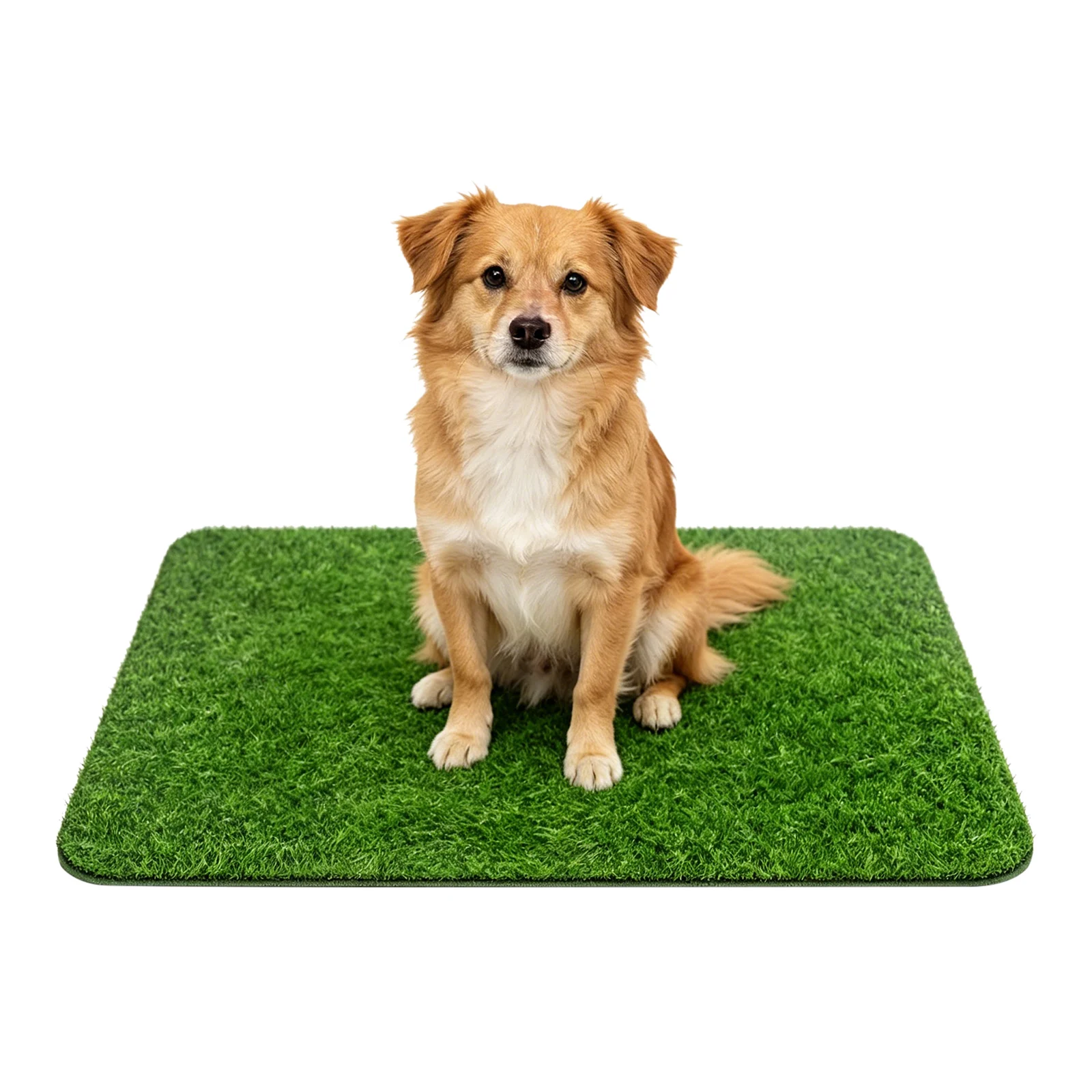 Artificial Grass with Non-Slip Rubber Base Simulation Lawn Pet Mat Easy To Clean Indoor Dog Pee Pad for Pets Potty Training