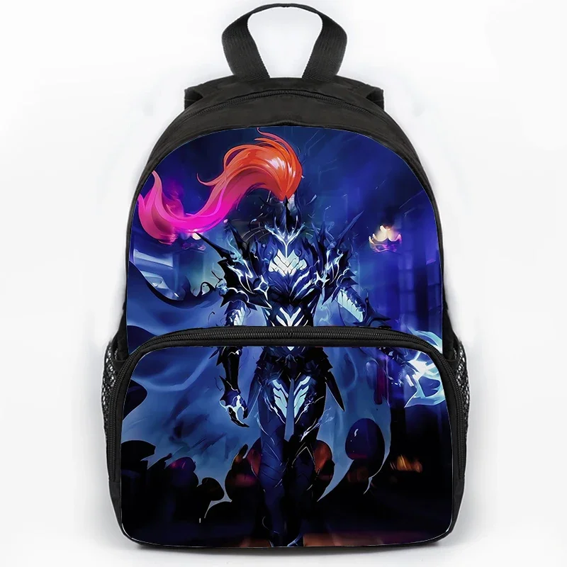 Anime Solo Leveling Child Backpack Sung Jin Woo Large Capacity School Backpack Students Boys Waterproof School Bags Best Gifts