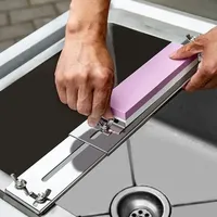 Sink Bracket Sink Bridge Holder, Correction Repair Stone, Knife Sharpener, Water Whetstone Plate, Grinding, Sharpening Gadgets B