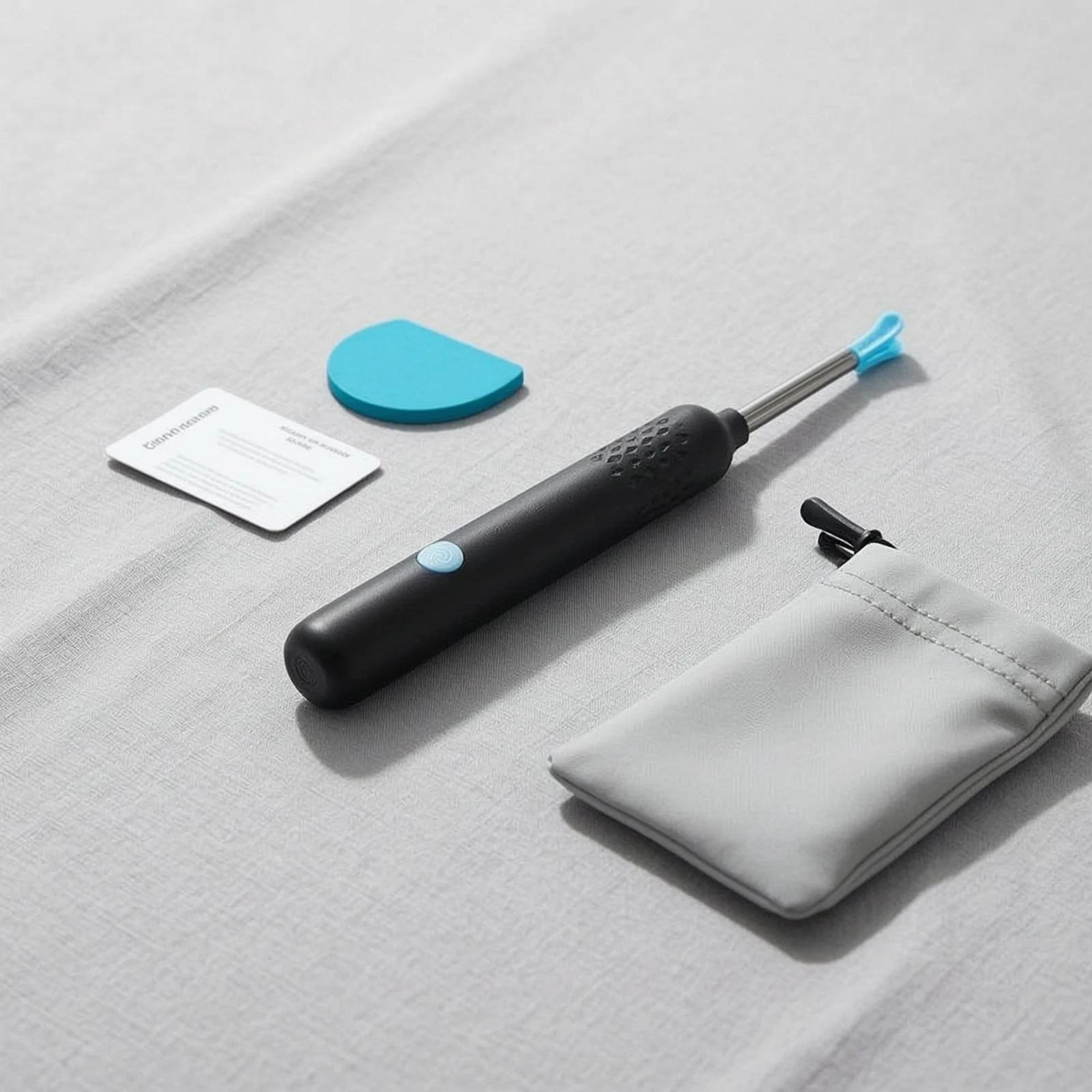 

Ear Cerumen Removal Tool with Camera Rechargeable Ear Cleaner with Camera Otoscope with Light Portable Slim for Adults, Home
