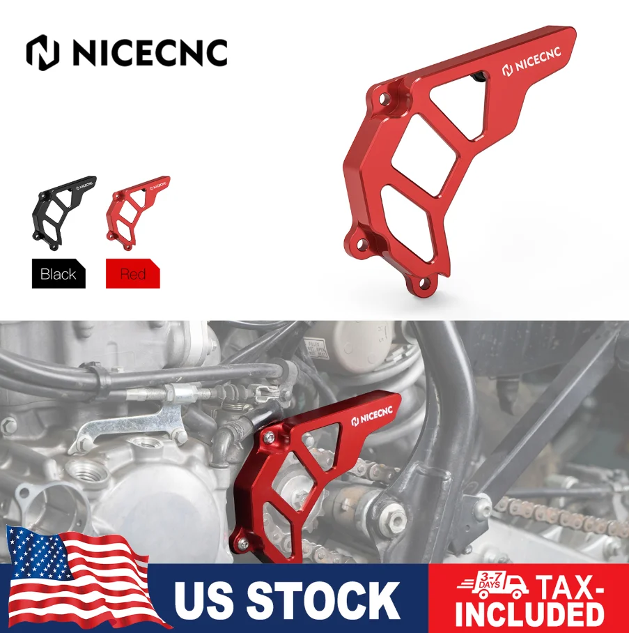 ATV For Honda TRX 450R 450ER Front Sprocket Cover Case Saver Chain Guard Protector For TRX450R TRX450ER 2006-2014 Aluminum