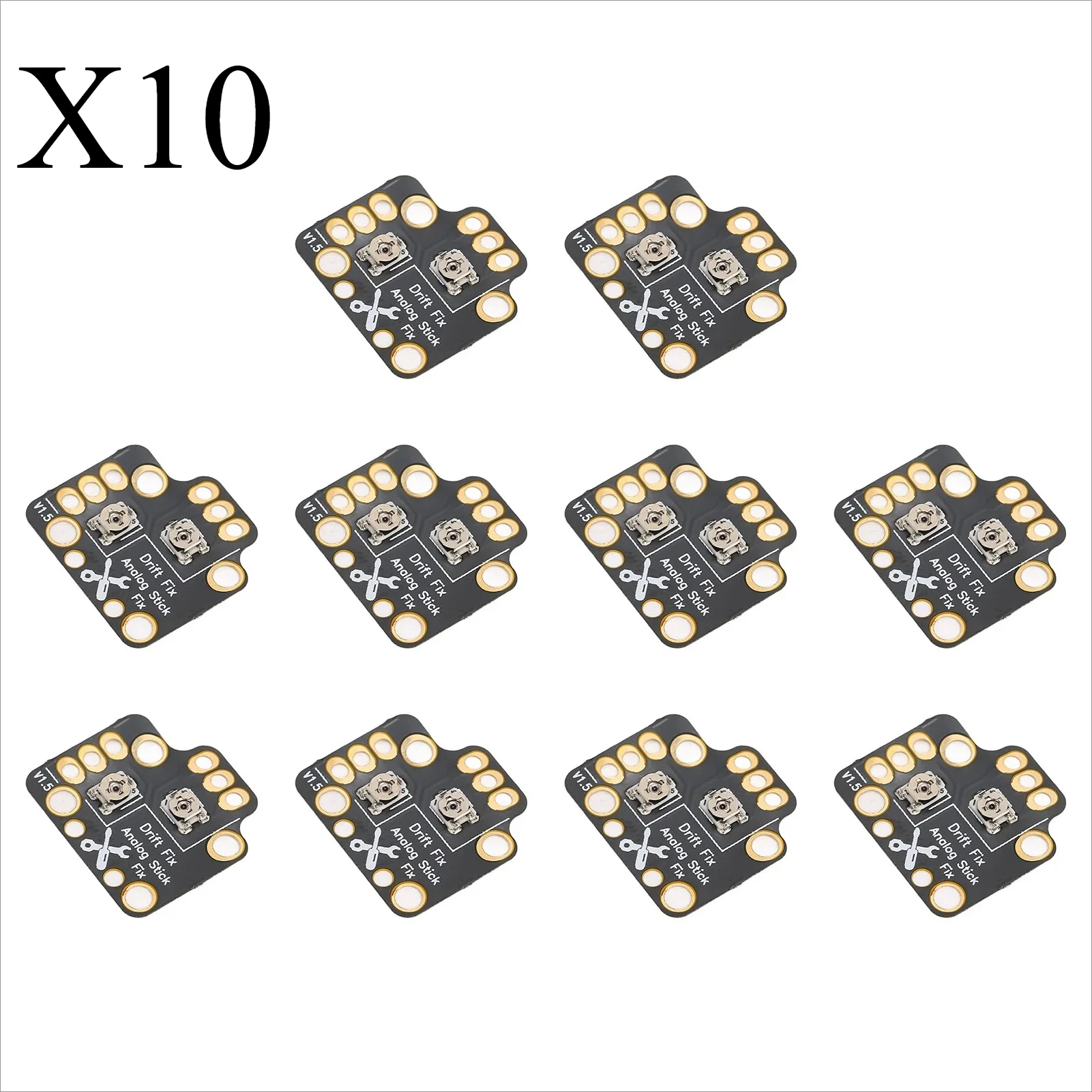 10pcs Game Controller Calibration Plate Repair Parts Gamepad Joystick Drift Fix Mod Replacement for Sony PS5 for PS4 for Xbox