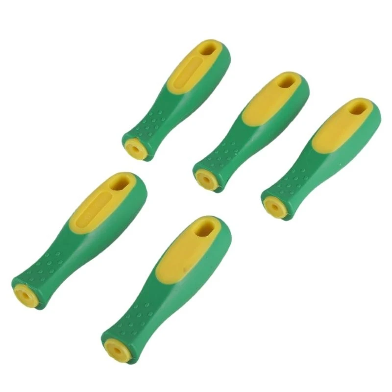 

652F 5Pieces File Handle For Woodwork And Metalwork Tool, Comfortable Grip, Improved Tool Handling, Flat And Semi Round Files