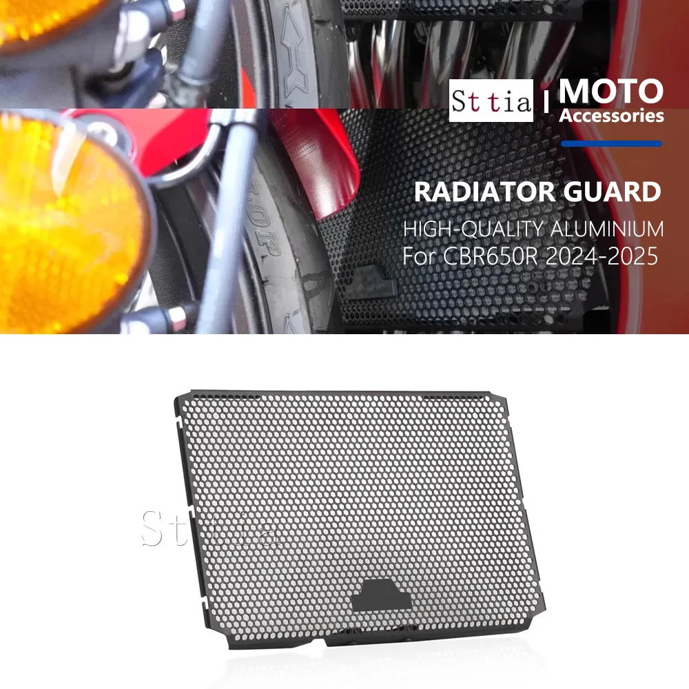 

Для HONDA CBR650R CB650R: Новая высококачественная алюминиевая защитная решетка радиатора CB650R 2024 2025