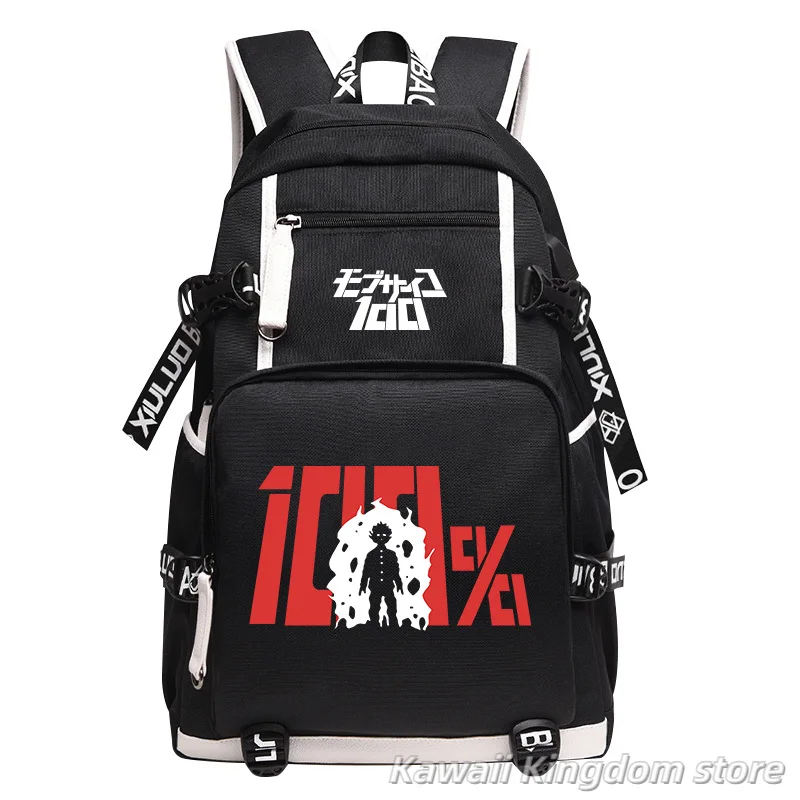 Mob Psycho 100Grübchen Spiel Student Rucksack Schultasche Rucksack Anime Cosplay Handtasche Messenger Bag