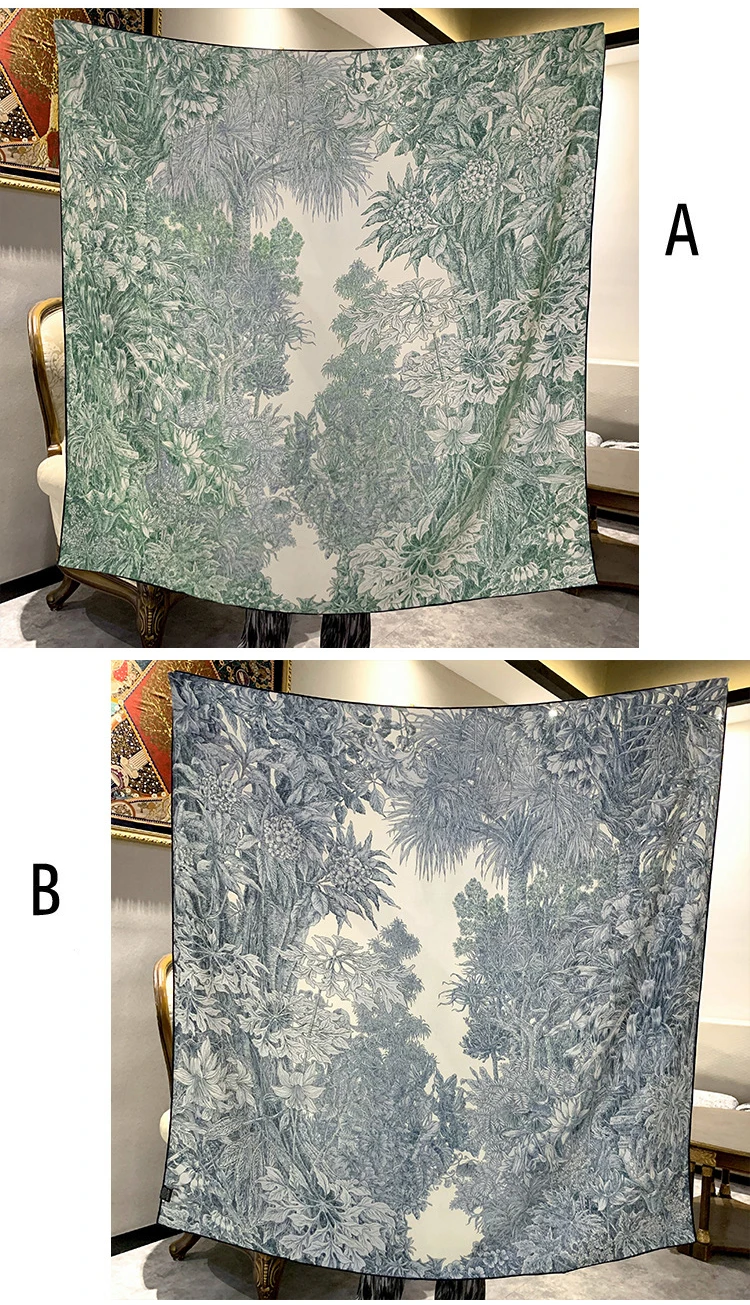 

AB Faced Print Winter Warm Scarfs Luxury Designer Women Silk Wool Scarves Wraps Large Bandanas Stole écharpe Cachemire 135CM