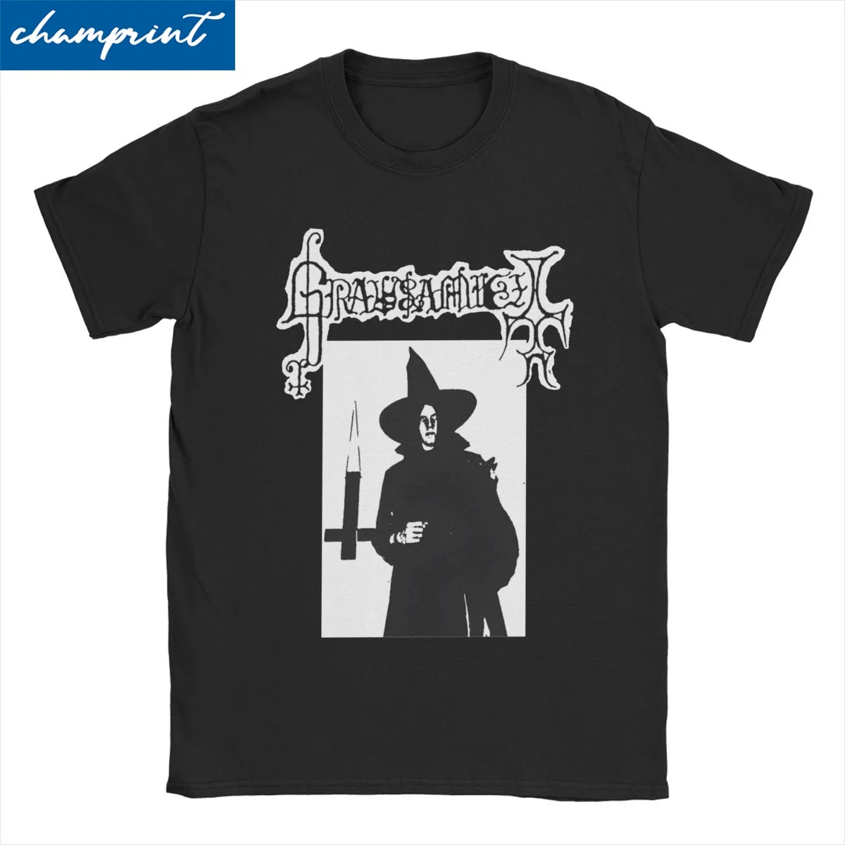 Men Women's Grausamkeit Satan T Shirts Black Metal Pure Cotton Clothes Funny Short Sleeve Crew Neck Tees New Arrival T-Shirt