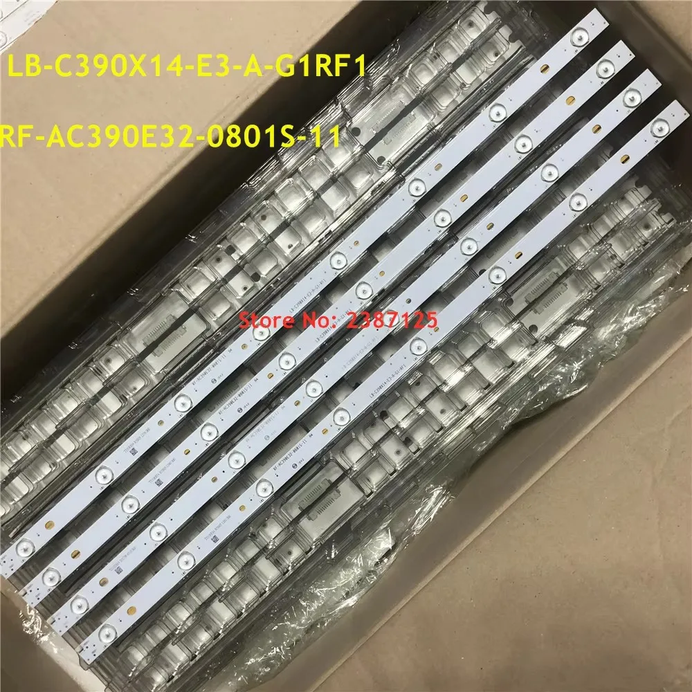

10set LED Strip 8 Lamps SVJ390A17 LB-C390X14-E3-A-G1-RF1 RF-AC390E32-0801S-11 For 39D2000N LED39D7200 LED39Z8 C390X14-E3-A