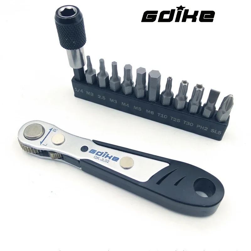 GDIKE GK-JL02 Mountain Bike Torque Wrench Allen Key Cross Wrenches Ratchet Spanner EIEIO Bicycle Repair Tools