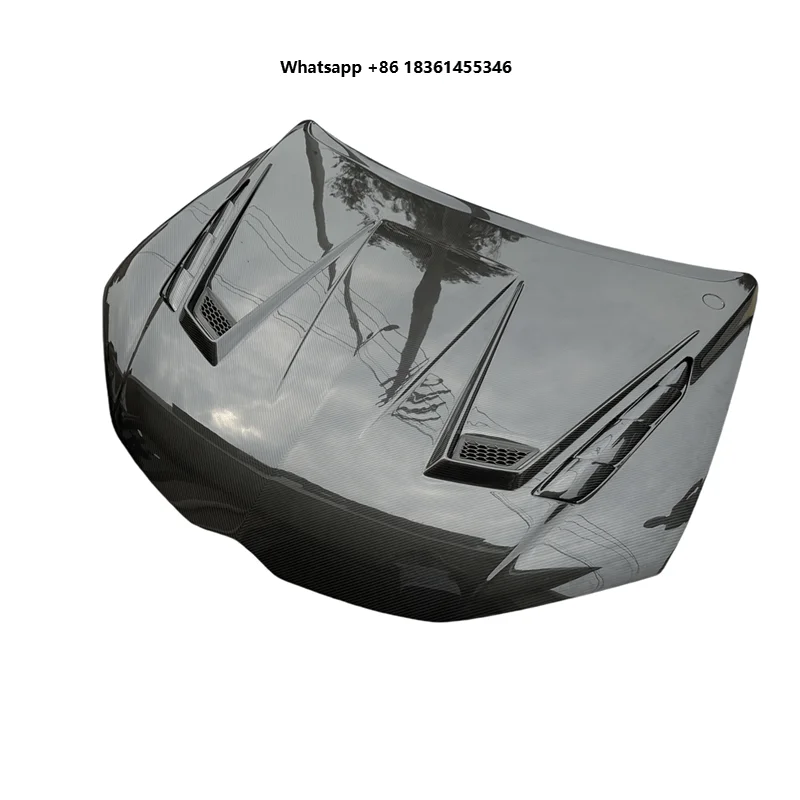 For Urus Bonnet M Style Dry Carbon Fiber Car Front Engine Hood