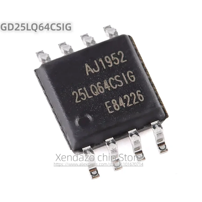 5pcs/lot GD25LQ64CSIG 25LQ64CSIG SOP-8 package Original genuine 64M-bit 1.8V Serial flash memory chip