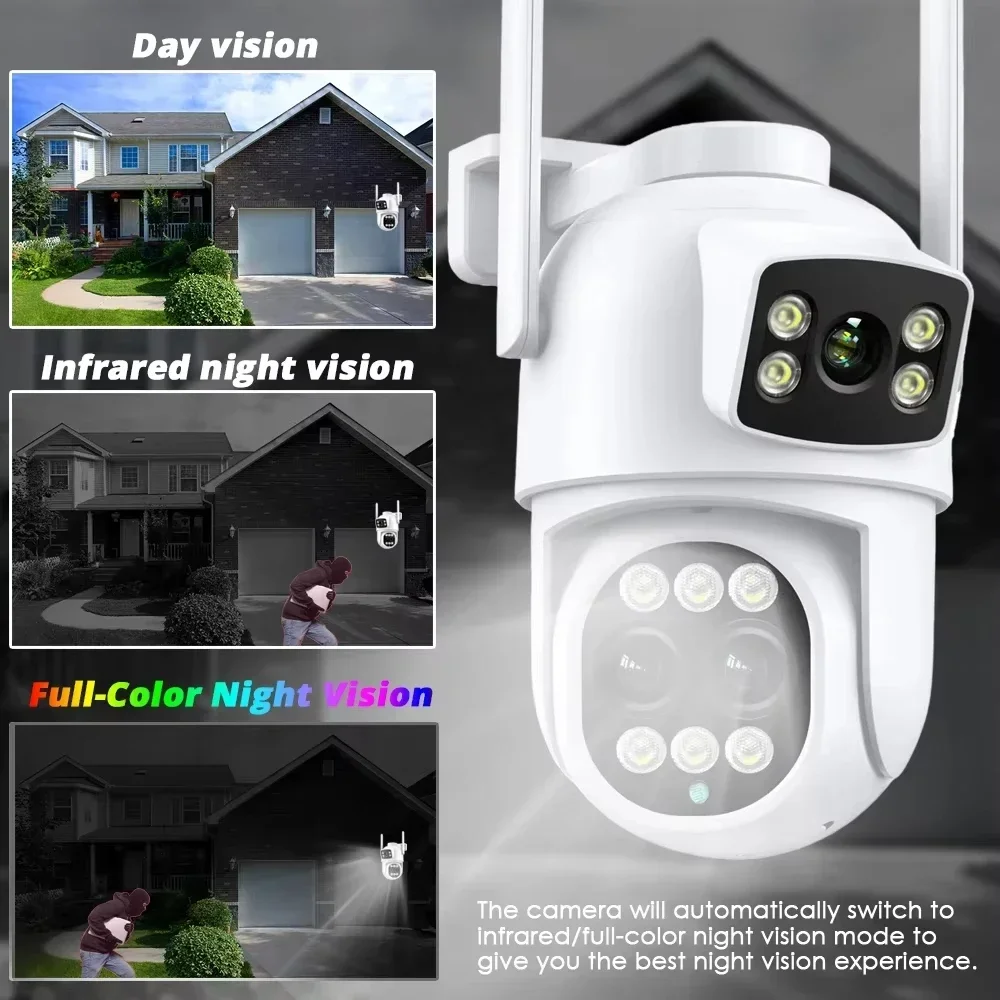 9MP ثلاثة عدسة 8X التكبير واي فاي PTZ XMEYE 10CH POE NVR نظام المراقبة تتبع السيارات CCTV كاميرا الأمن طقم مراقبة الفيديو