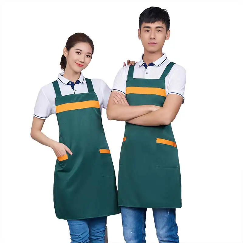 

Household Cleaning Supplies Kitchen Apron Cooking Apron Men's Chef Canvas Apron Bars Restaurant Waiter Uniform Factory Apron